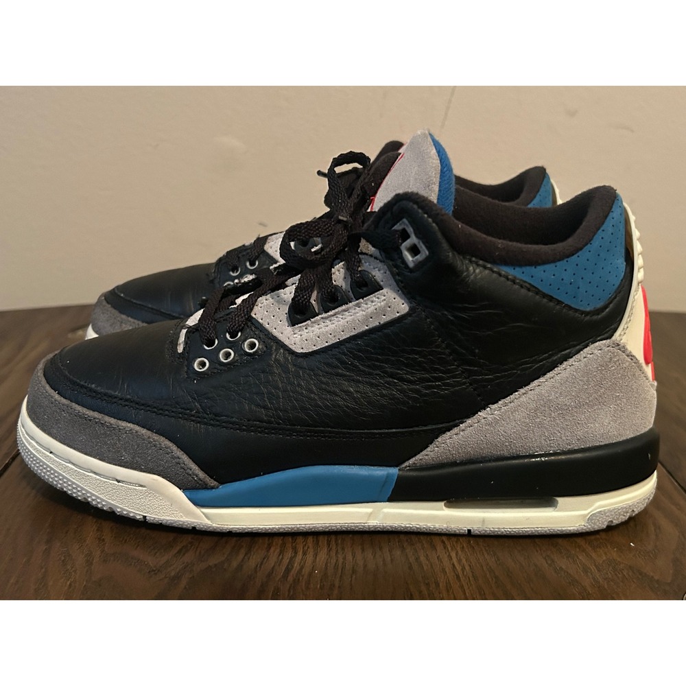 Nike Air Jordan 3 Retro OG RARE AIR Red Gray Black Size‎ 7Y IB8968-004